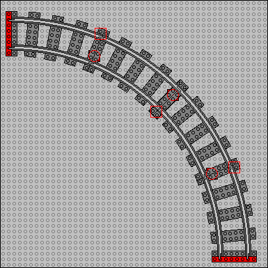 lego curved track